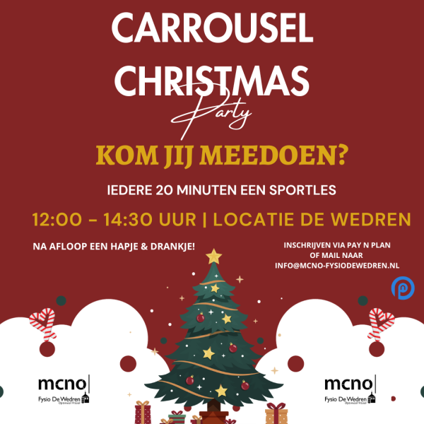 Christmas Carrousel | Fysiotherapie MCNO De Wedren